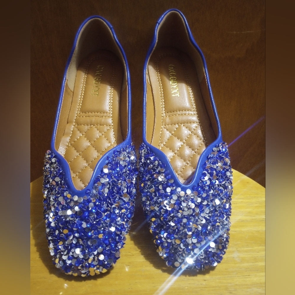 QXCGDYXT Ladies flat ballet wedding shoes size 6